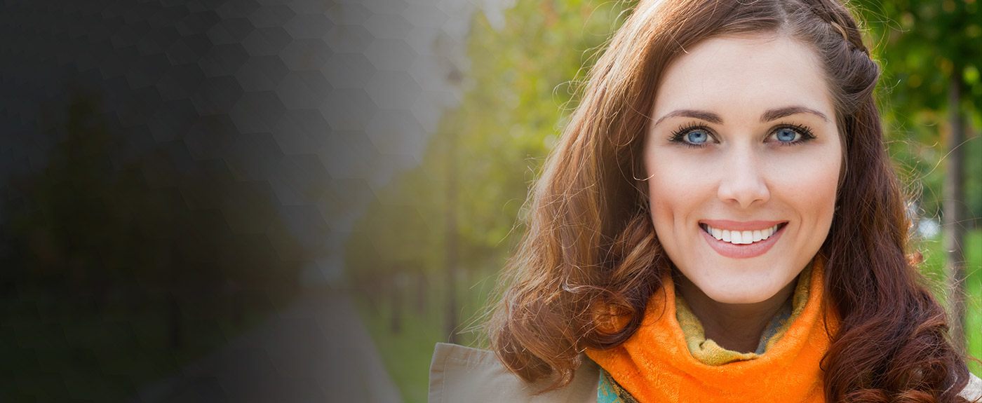 Young woman with gorgeous smile